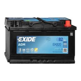 Автомобільний акумулятор Exide START-STOP AGM 82Ah (EK820)
