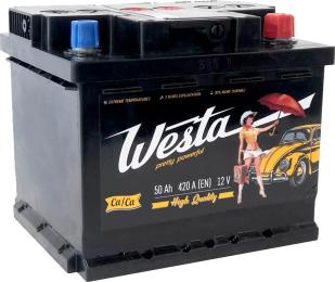Автомобільний акумулятор Westa 6CT-50 АзЕ Pretty Powerful (WPP500)