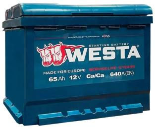 Автомобільний акумулятор Westa 6CT-65 А (1)