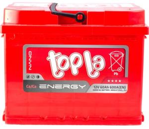Автомобільний акумулятор Topla 60 Ah/12V Energy Euro (108 060)