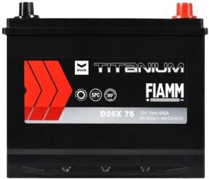 Автомобільний акумулятор FIAMM 6СТ-75 АзЕ Titanium Asia (7905188) Black