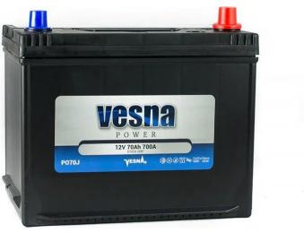 Акумулятор автомобільний Vesna 70 Ah/12V Vesna Japan Euro (415 270)