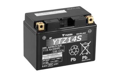 Автомобільний акумулятор Yuasa 12V 11, 8Ah High Performance MF VRLA Battery (YTZ14S)