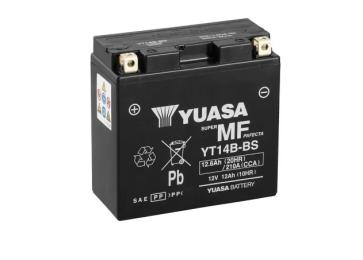 Автомобільний акумулятор Yuasa 12V 12, 6Ah MF VRLA Battery (YT14B-BS)