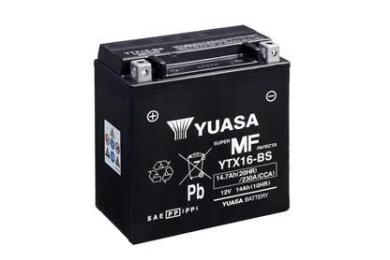Автомобільний акумулятор Yuasa 12V 14, 7Ah MF VRLA Battery (YTX16-BS)