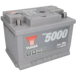 Автомобільний акумулятор Yuasa 12V 60Ah Silver High Performance Battery (YBX5075)