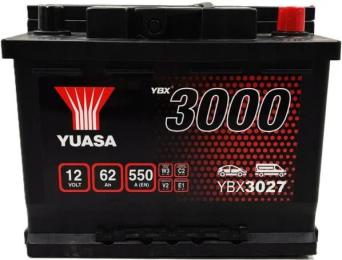 Автомобільний акумулятор Yuasa 12V 62Ah SMF Battery (YBX3027)