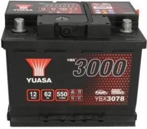 Автомобільний акумулятор Yuasa 12V 62Ah SMF Battery (YBX3078)