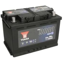 Автомобільний акумулятор Yuasa 12V 70Ah AGM Start Stop Plus Battery (YBX9096)