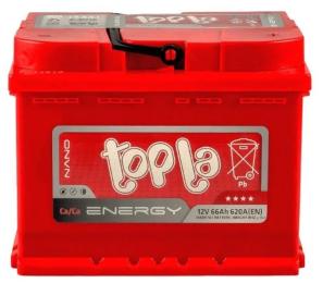 Автомобільний акумулятор Topla Energy 6СТ-66 АзE (108066)