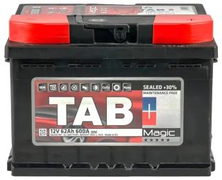 Автомобільний акумулятор TAB 62 Ah/12V Magic Euro (189 063)