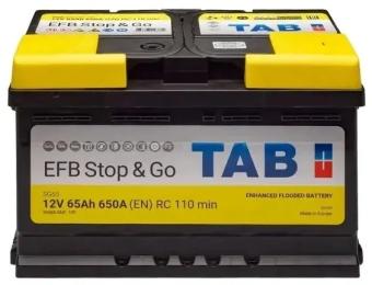 Автомобільний акумулятор TAB 65 Ah/12V EFB Euro (212 065)