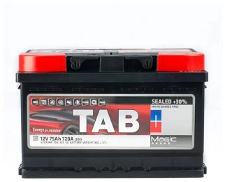 Автомобільний акумулятор TAB 75 Ah/12V Magic Euro низький (189 072)