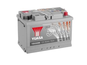 Автомобільний акумулятор Yuasa 12V 80Ah Silver High Performance Battery (YBX5096)