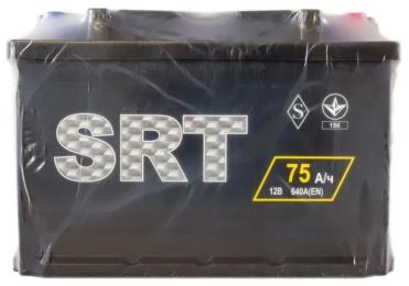 Автомобільний акумулятор SRT 6СТ-75АЗ (0) (-/+) (L3)