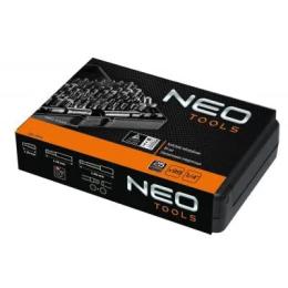 Набір біт для викруток Neo Tools 06-104 Dark Gray 99 шт з тримачем