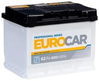 Автомобільний акумулятор EUROCAR 6СТ-62АЗ (0) (-/+) (L2) 600А12V (E)