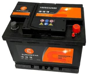 Автомобільний акумулятор EUROREPAR (1609232680) 60Ah 540A R+