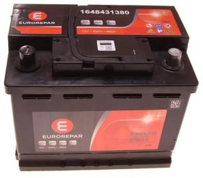 Автомобільний акумулятор EUROREPAR Start-Stop AGM 60Ah 680A R + (1648431380)