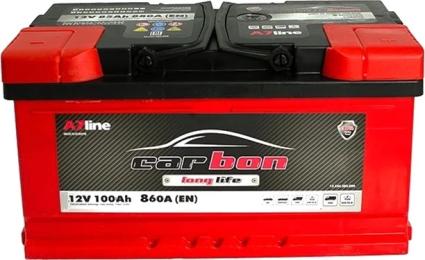 Автомобільний акумулятор Carbon 6СТ-100 АзЕ (CRB100-L4-00)
