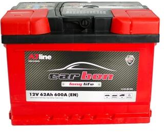 Автомобільний акумулятор Carbon 6СТ-62 АзЕ (CRB62-00)