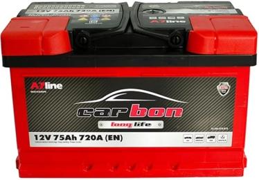 Автомобільний акумулятор Carbon 6СТ-75 АзЕ (CRB75-00L)