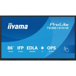 Інтерактивна дошка Iiyama TE8612MIS-B4AG Black