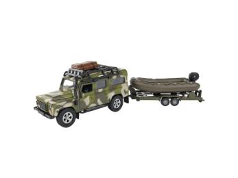 Ігровий набір TechnoDrive LAND ROVER DEFENDER MІЛІТАРІ (з човном)