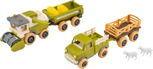 Ігровий набір OTAMANKO (5320167) Веселий хутір (комбайн з причепом)