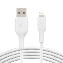Дата-кабель Belkin USB-A (тато) - Lightning (тато) White PVC (2m)