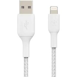 Дата-кабель Belkin 2m USB(тато) - Lightning(тато) White