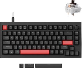 Клавіатура Lemokey X4 84Key Black Keychron Brown Switch (X4-H3-UA) EN/UKR