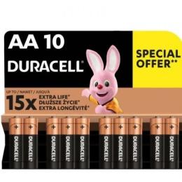 Батарейка Duracell Duralock Basic AA (LR6) 10 шт, 1.5V, (MN1500 10BL)