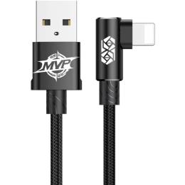 Дата-кабель Baseus MVP Elbow Type USB (тато) - Lightning (тато) 1m Black (CALMVP-01)