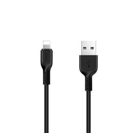 Дата-кабель Hoco Easy Charged X13 1m USB(тато) - Lightning(тато) Black