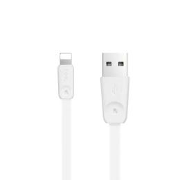 Дата-кабель Hoco High Speed X9 1m USB(тато) - Lightning(тато) White