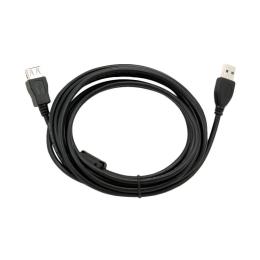 Дата-кабель Infinity 1.5m USB(тато) - USB(мама) Black