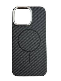 Чохол-накладка Infinity Carbon Slim Case with Magnetic iPhone 13 Pro Black
