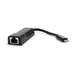 Перехідник Cablexpert A-CM-LAN-01 USB Type C (тато) - RJ45 (мама) Black