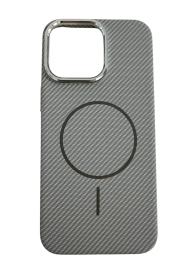Чохол-накладка Infinity Carbon Slim Case with Magnetic iPhone 16 Pro Max Gray