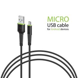 Дата-кабель Intaleo CBFLEXM1 USB (тато) - microUSB (тато) 1.2м Black