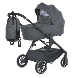 Коляска універсальна 2в1 El Camino ME 1126 GENESIS Asphalt Gray