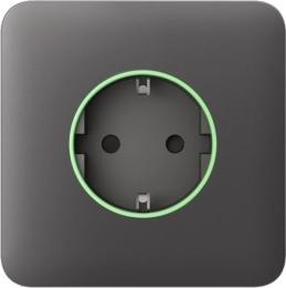 Розетка Ajax SoloCover Gray