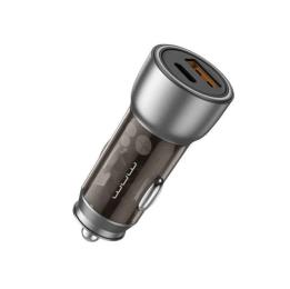 Автомобільний адаптер для телефона WUW C185 Black PD20W+QC3.0