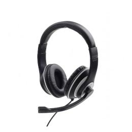 Накладні навушники Gembird MHS-03 Black White провідні з мікрофоном