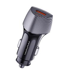 Автомобільний адаптер для телефона WUW C206 Gray PD20W+QC3.0