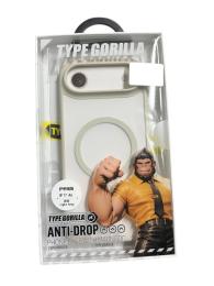 Чохол-накладка Blueo Type Gorilla Anti-drop Phone Case With Magnetic iPhone17 Air 6.6 Light Gray