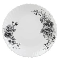 Тарілка Vittora Wave Графічні квіти 190 мм White (V-190GF)