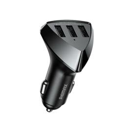 Автомобільний адаптер для телефона Remax Alien III Series 3xUSB 3.1A Black (RCC322)