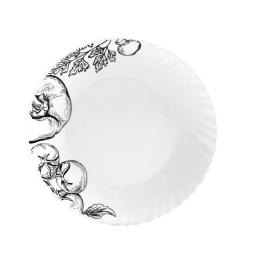 Тарілка Vittora Wave Овочевий етюд 190 мм White (V-190Bs)